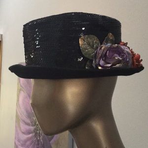 Yehasso woman’s sequined black hat